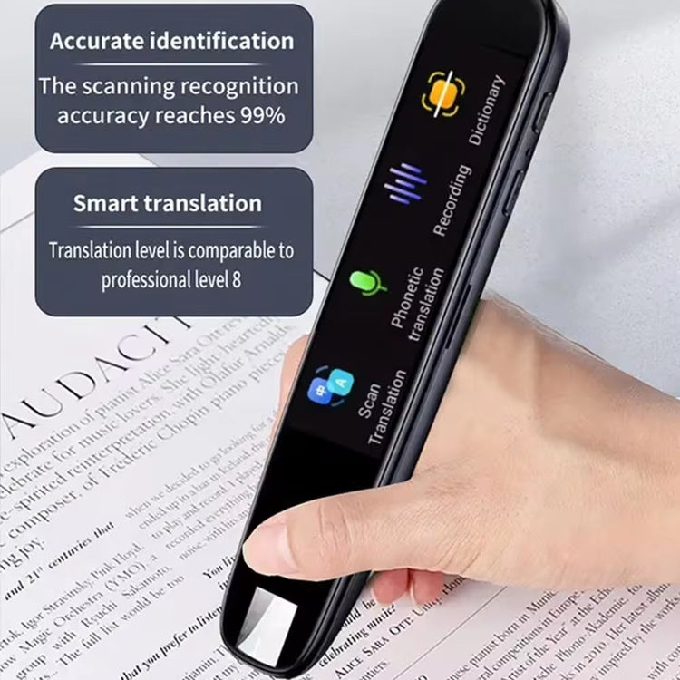 Smart Offline Translation Pen – 123 Languages Instant Dictionary & Scanning Reader for Teachers and Students