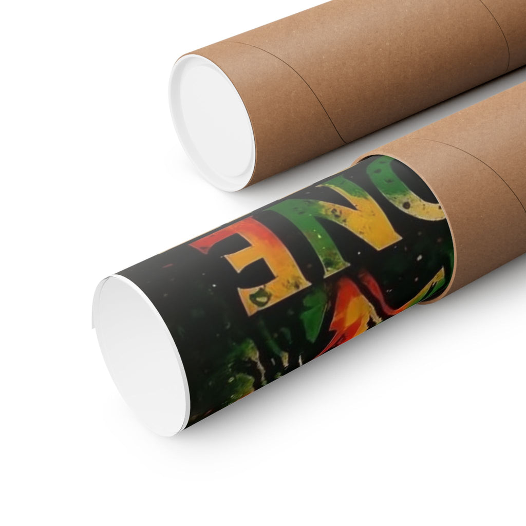 One Love Marley  Matte Poster — Reggae Music Tribute Wall Art