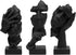 Elegant Modern Thinker Statue Set - Modern Home Sculptures for Stylish Bookshelves