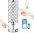 Stunning Purple Crystal Table Lamp with USB Charging - 3-Way Dimmable Touch Control for Stylish Home Decor