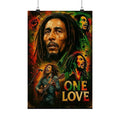 One Love Marley  Matte Poster — Reggae Music Tribute Wall Art