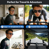 Experience the Future with 2026 4K 8MP Smart Glasses - HD Camera, Bluetooth Calls, and Multi-Language Translation!