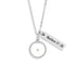 Matthew 17:20 Mustard Seed Faith Stainless Steel Pendant Necklace - Inspirational Christian Jewelry Gift