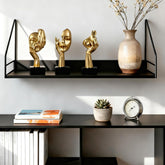 Elegant Modern Thinker Statue Set - Modern Home Sculptures for Stylish Bookshelves